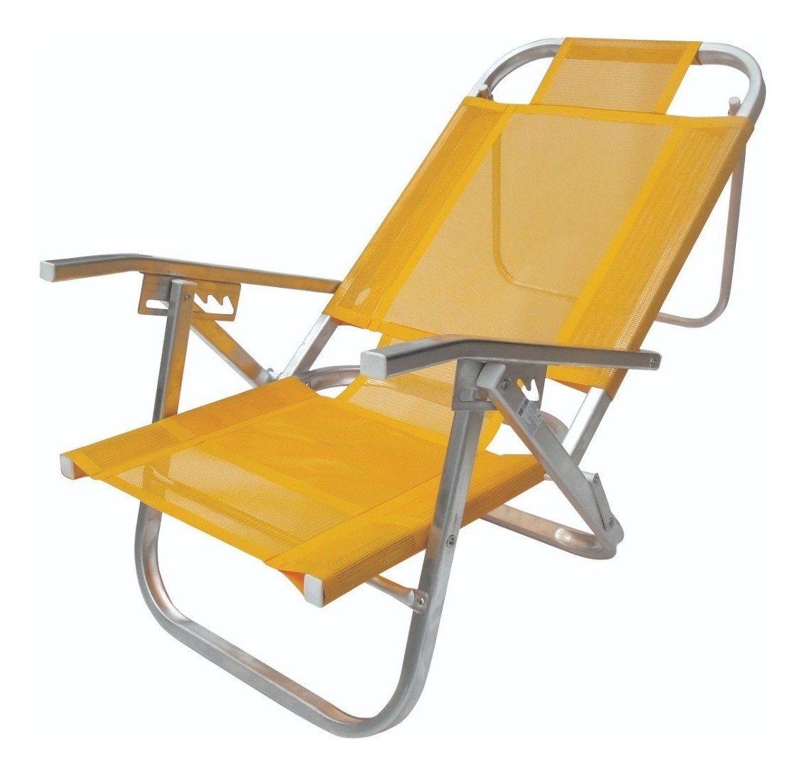 Silla repostera de playa reclinable de aluminio Lounger - RIO