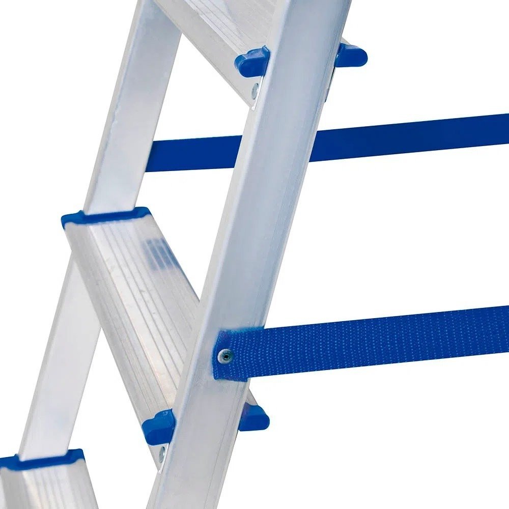 Escalera De Aluminio Plegable 5 Escalones Antideslizante PAL405